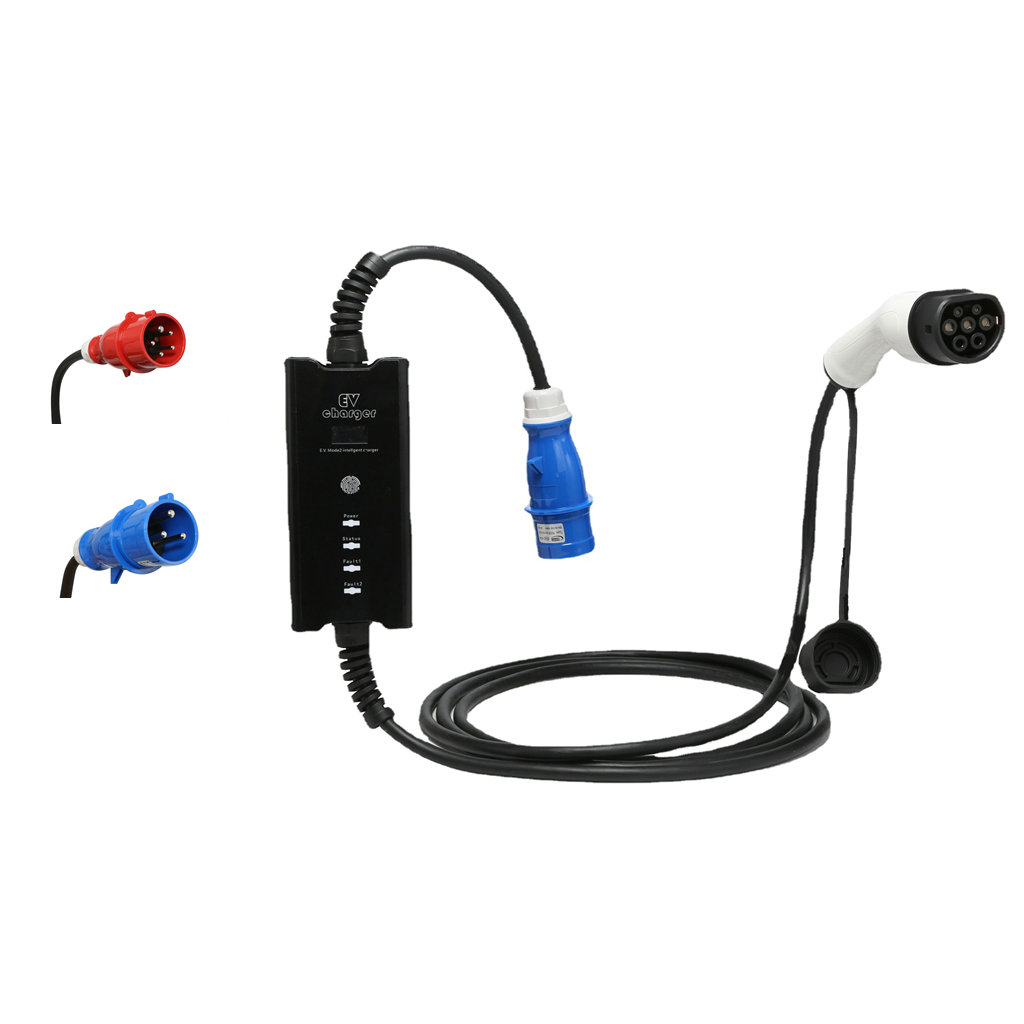 Carregador elétrico ajustável  - Type 2 Portable Ev Charger 11Kw Cee avaliação e preço